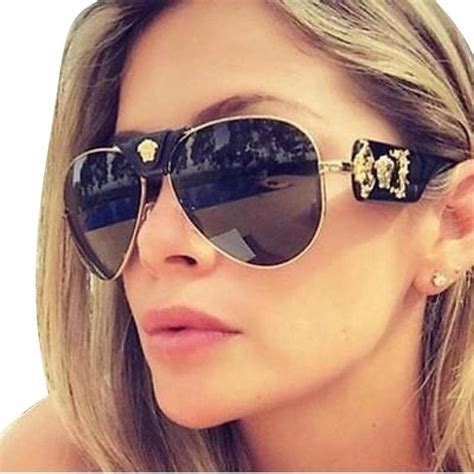 versace sonnenbrille damen gold|Versace Sunglasses .